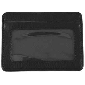 

Credit Card Thin Mini ID Bag Handbag Wallet Case Bag (Black)