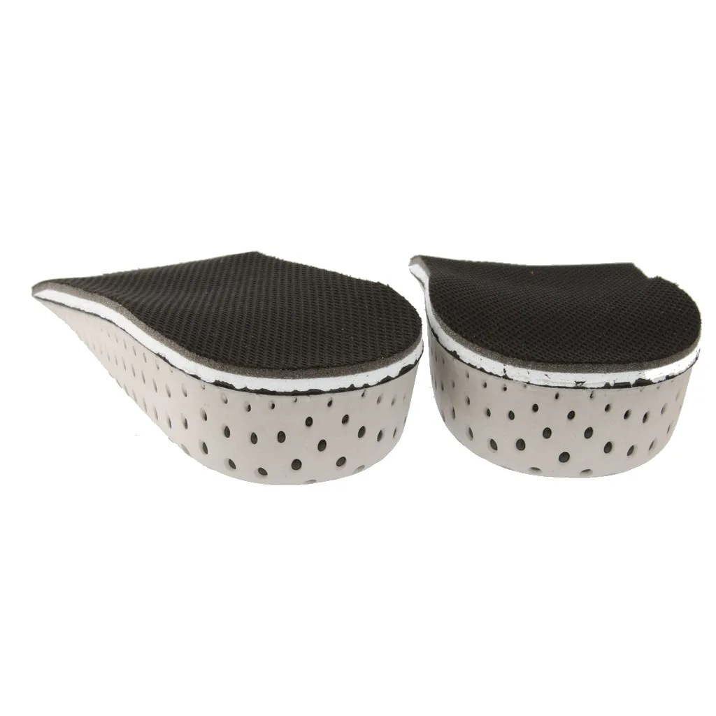 

1 Pair Men Women EVA Height Increase Half Shoes Insole Cushion Pad Taller Lift