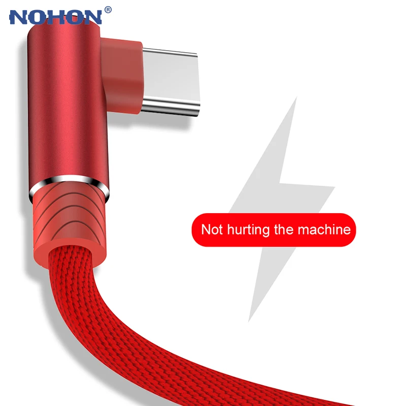 Зарядный кабель USB C для Xiaomi Mi 10 9 Redmi Note 8 Samsung S20 Huawei V30 P30 длинный шнур Type-C 1 м 2 3 90