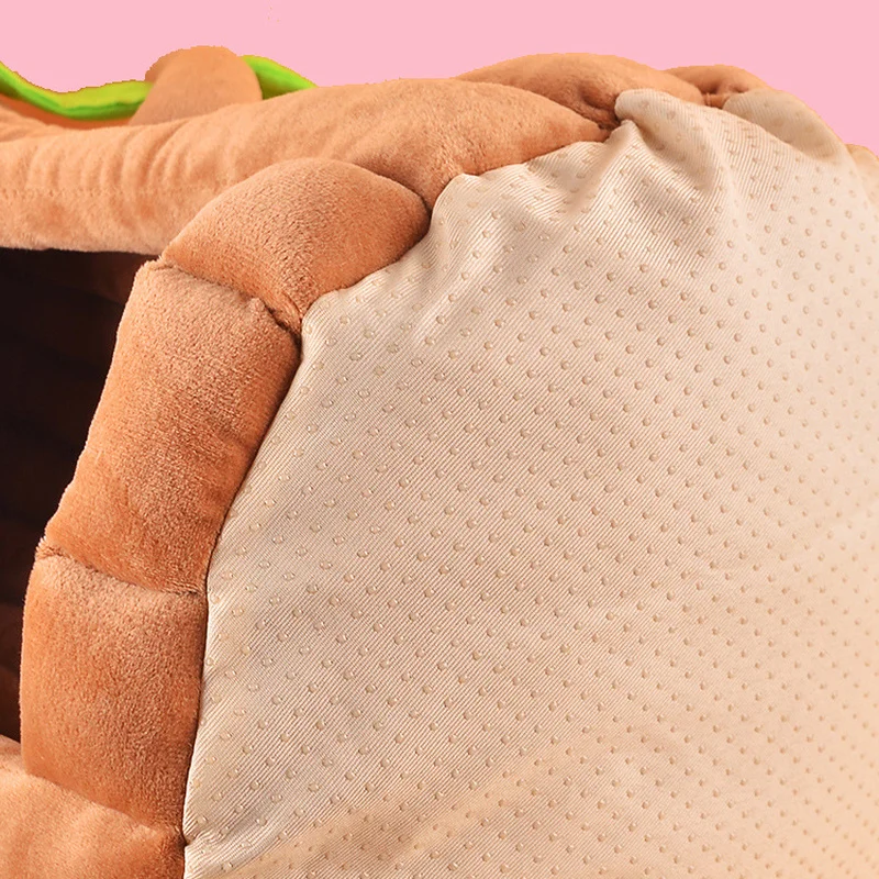 New Creative Tree-shaped Cat Bed with Cushion Soft and Warm Puppy Cave Removable Comfortable Velvet Cats Deep Sleep House Winter