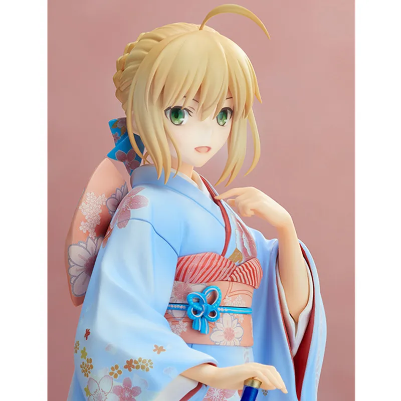 Кимоно-сабля Fate Stay Night, фигурки из ПВХ Brinquedos, коллекционные фигурки, игрушки для подарка на Рождество, A136