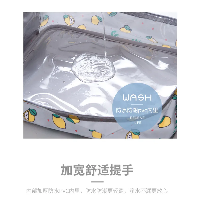 Colorful Membrane Korean-style Travel Business Trip Shoes Storage Bag Sports Shoes And Bag Waterproof Lemon Case Bar Shoe Bag St