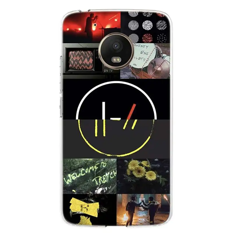 Twenty One Pilots Yellow Cover Phone Case For Motorola Moto G7 G6 G5S G5 E4 Plus G4 E5 Play Power EU Gift Fit Patterned Coque