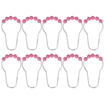 

25 PCS Shower Curtain Rings Curtain Hooks Shower Curtain Hangers Curtain Rings for Toilet Home Bathroom