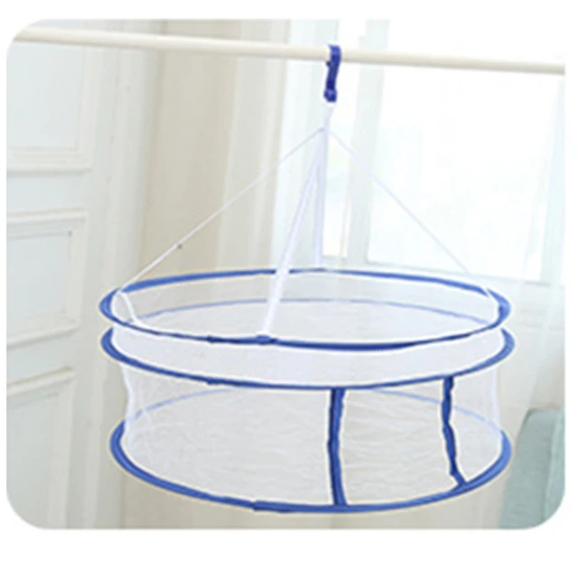 Clothes Basket Drying Net Flat Net Pocket Household Drying Socks,  Sweater Special Drying Rack Laundry Storage & Organization Double closure