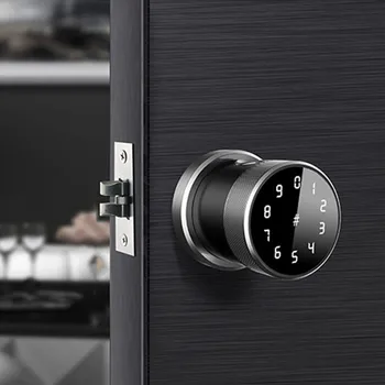 

Biometric Fingerprint Lock Security Intelligent Indoor Wooden Door Lock with Password IC Card APP Remote Control Smart Unlock