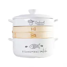 Studyset многофункциональная кухонная Пароварка двухслойная керамическая кастрюля для приготовления пищи