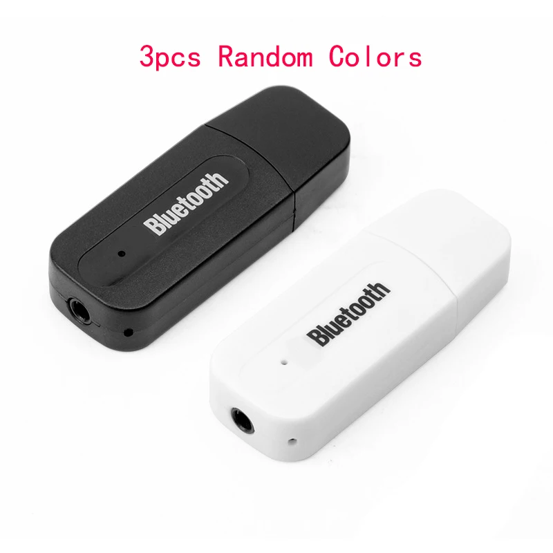 random colors Bluetooth 4,0 аудио приемник передатчик мини стерео Bluetooth AUX RCA USB 3,5 мм разъем для ТВ ПК автомобильный комплект беспроводной адаптер - Цвет: random colors