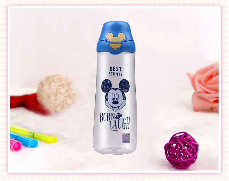 Дисней Микки Маус Минни Маус мультфильм бутылка для воды милый бутылка для воды BPA бесплатно Тритан материал