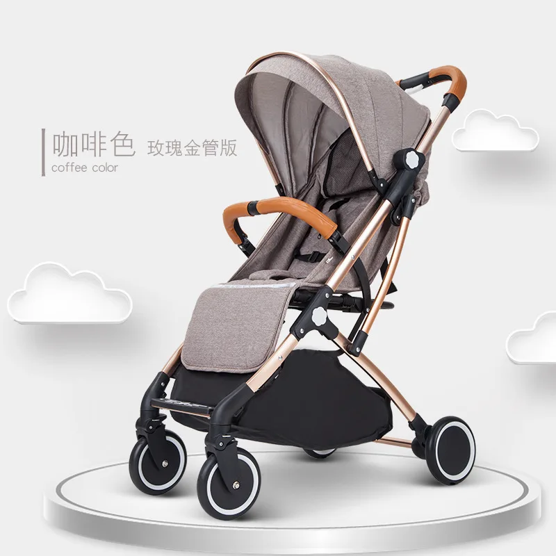 

325Lever box can get on the plane stroller can be adjusted to lie down anti-milk boys and girls four-wheeled trolley