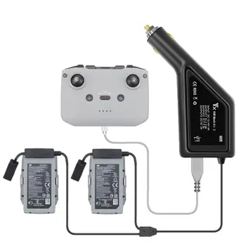 

3In1 Battery Car Charger Fast Charge Adapter for D-JI Mavic Air 2 Drone Battery