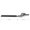 Hedge Trimmer head 26mm/28mm 7/9 Spline 5.3mm Square High Pole Brush Grass Cutter Harvester mower For Garden Tools Spare Parts 2