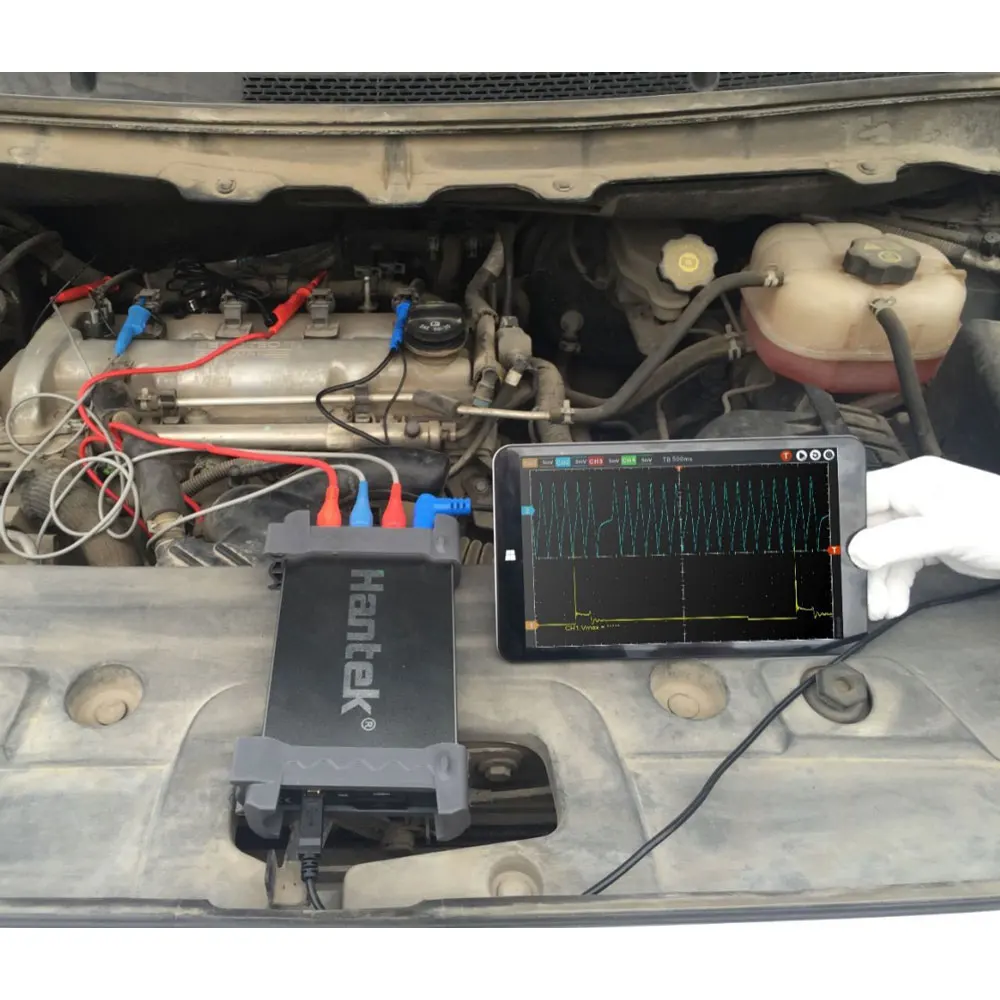 Hantek 6074be/6074bc Automotive Oscilloscope Portable PC USB 2.0 Interface 4 Channels 70 Mhz Osciloscopio Over 80 Types digital oscilloscope