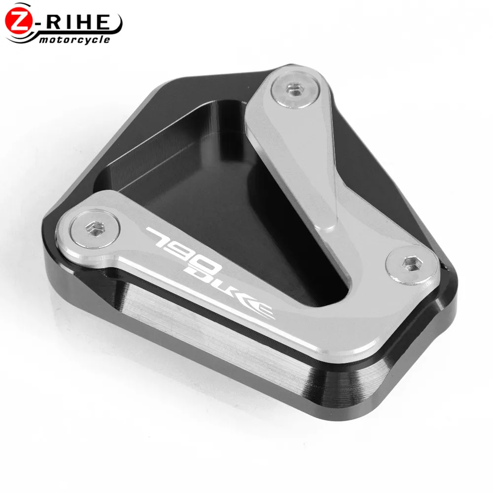 BK-SL 790DUKE Аксессуары для мотоциклов Для ktm duke 790 790DUKE- подножка сбоку увеличитель тарелка подставка увеличить расширение Запчасти - Цвет: BK-SL 790DUKE