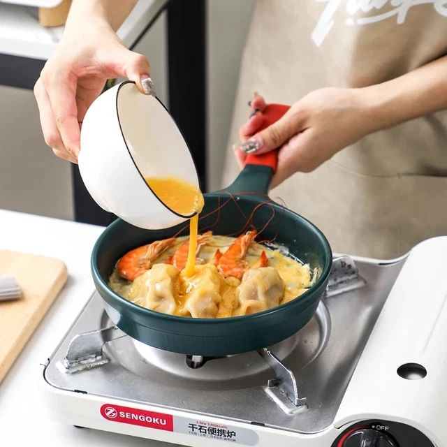 Innerwell Kitchen Frying Pan Woks Nonstick Nontoxic Maifanstone