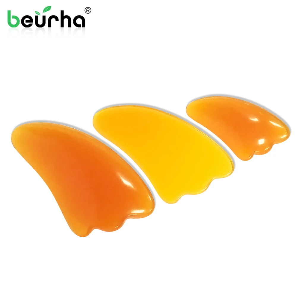 Натуральный розовый кварцевый камень GuaSha массаж лица Gua Sha массажер для тела