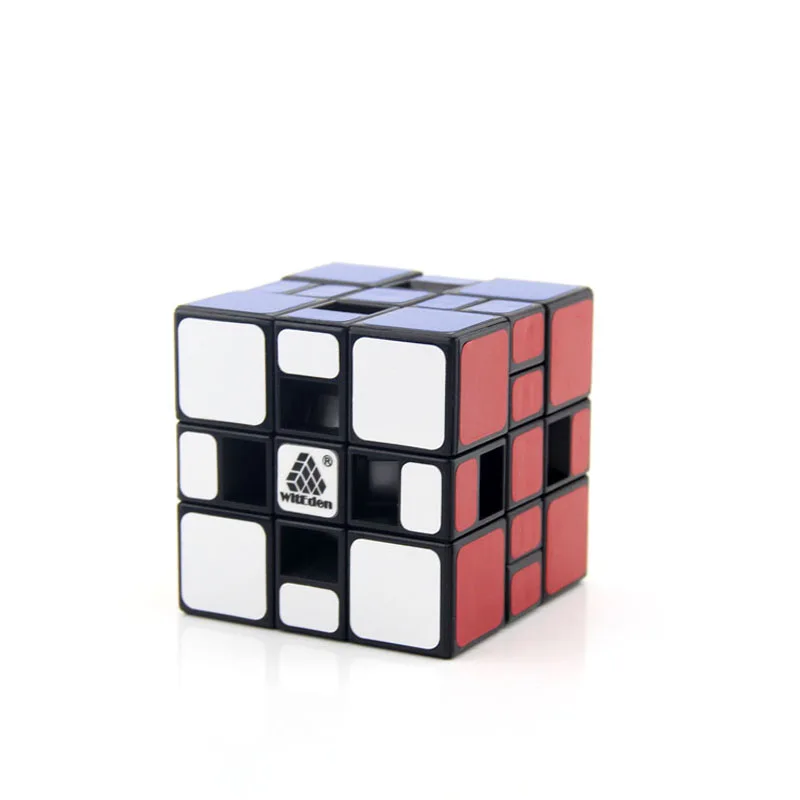 black WitEden Wormhole v2 3x3x3 магический куб 3x3 Cubo Magico Профессиональный скоростной нео куб головоломка Kostka антистресс игрушки для мальчика - Цвет: black