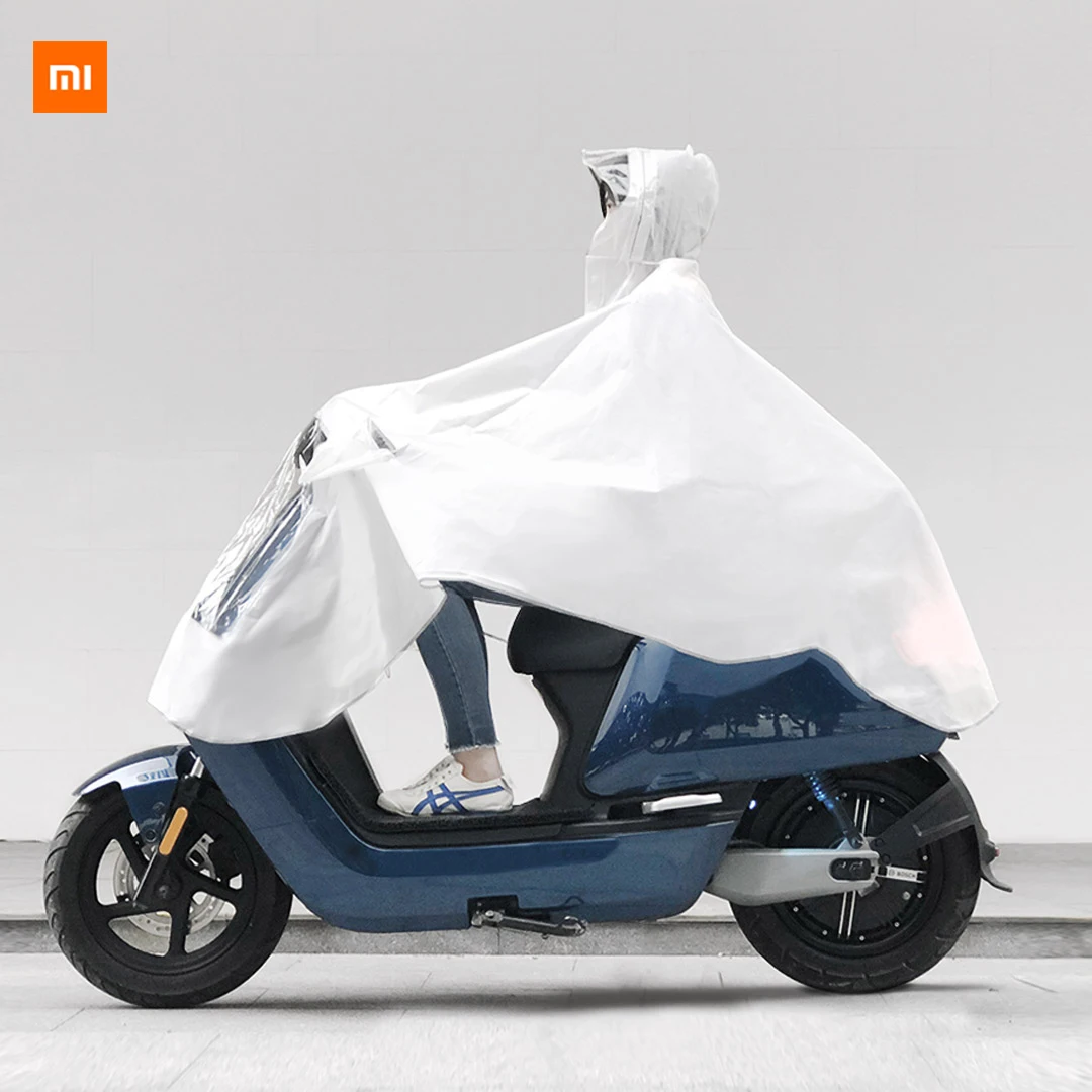 Высококачественный дождевик Xiaomi Mijia Youpin(версия электрического автомобиля), белый, один размер, высокая плотность, водоотталкивающий дизайн безопасности