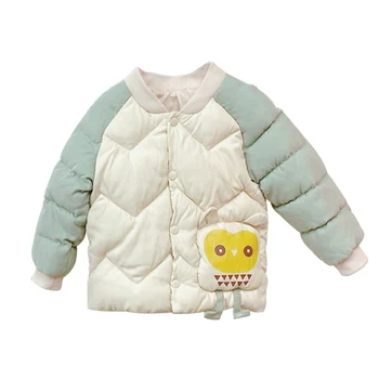 

2020 New Boys and Girls Cartoon Quilted Cotton Cloth Children's Warm Cotton-Padded Clothes Jacket girls winter coat