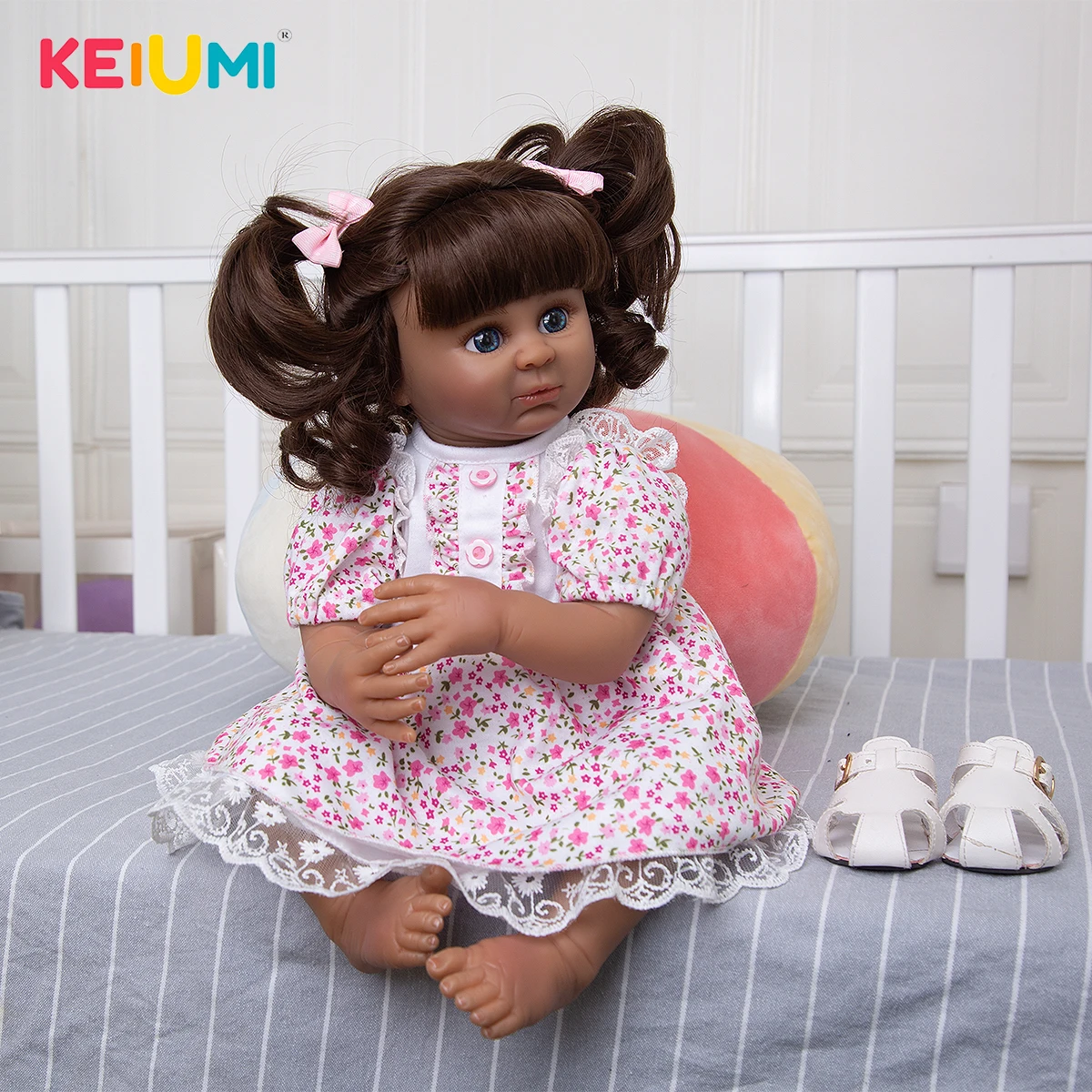 Black Set of bebe Reborn Doll Newborn Baby's Girl Clothes for 20''-23" kids Gift 