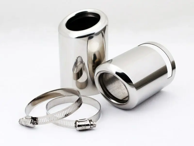 FOR VW Passat B6 3C 2005-10 CHROME EXHAUST MUFFLER TIP PIPE FINISHER