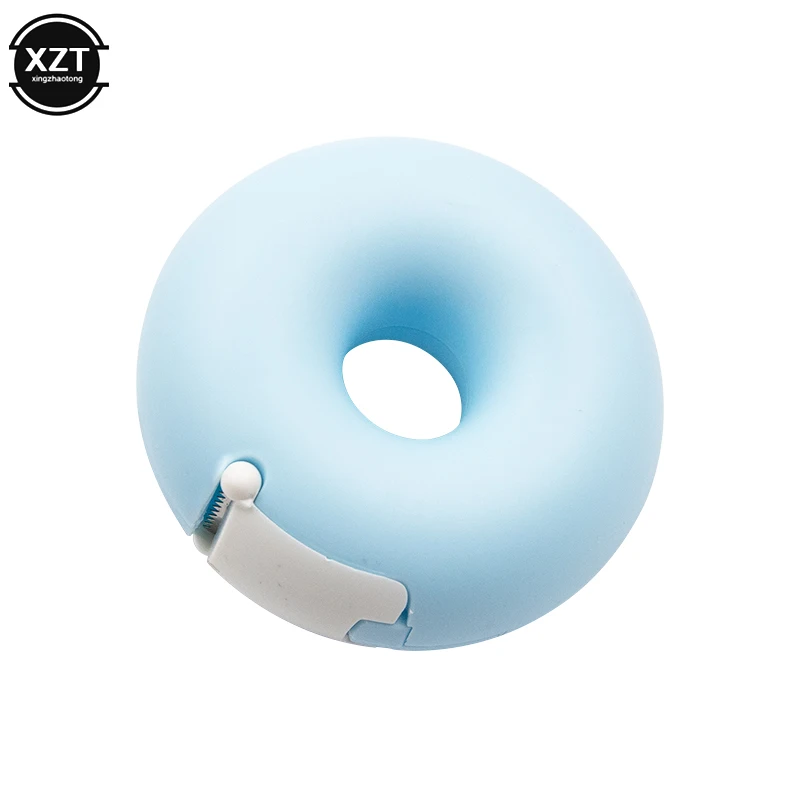 Candy Color Masking Tape Cutter Design Love Heart/Donut Shape Washi Tape Cutter Office Dispenser School Supply tape cutter tape dispenser