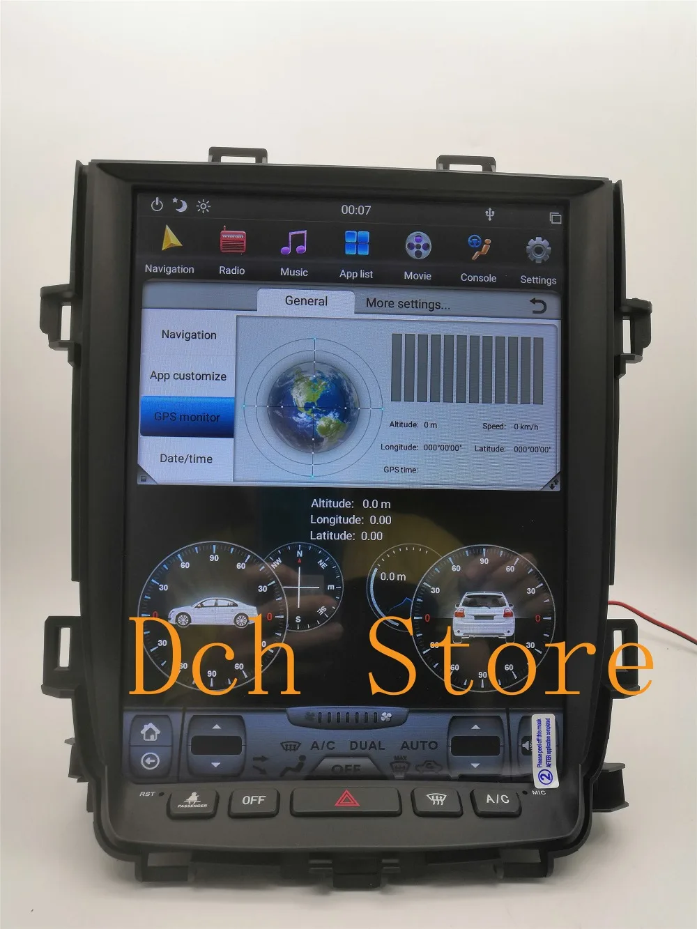 12,1 дюймов вертикальный tesla стиль Android 8,1 автомобильный dvd-плеер gps для Toyota Alphard Vellfire 20 серии 2010 2011 2012 2013 px6
