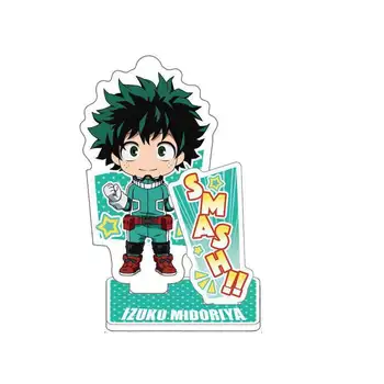 

10 pcs/lot Anime My Hero Academia Figure Acrylic Toy Midoriya Izuku Bakugo Katsuki Todoroki Shoto Figures action model Doll