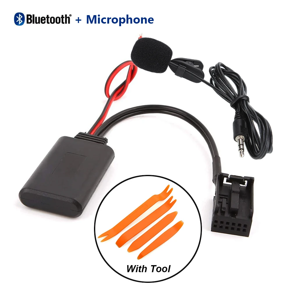 Автомобильный модуль Bluetooth aux-в аудио адаптер+ инструмент и микрофон для OPEL CD30 CDC40 CD70 DVD90