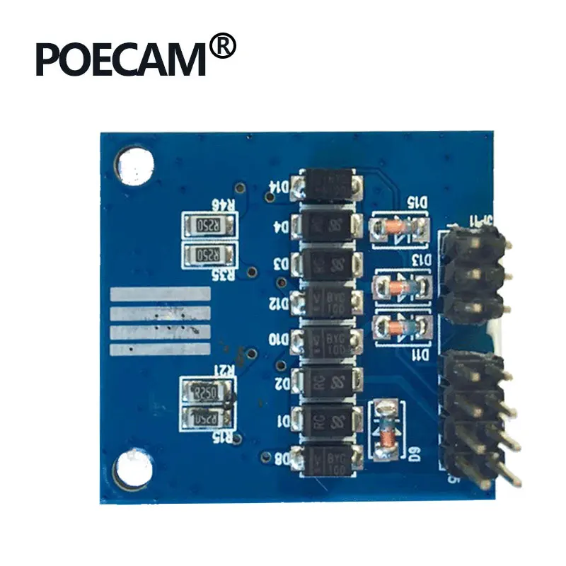 48V 4 порта POE Модуль макетная плата IEEE802.3af/at поставить 5 8 10 16 24 порта Мощность переключатель 10/100 Мбит/с и 10/100/1000 Мбит/с