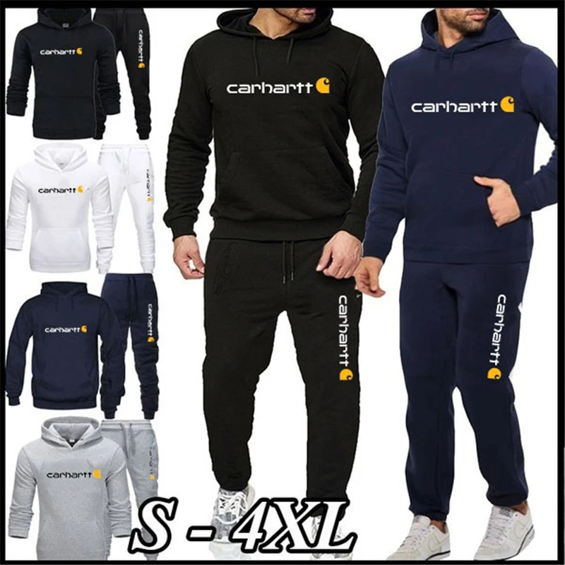 Conjuntos de gimnasio de dos piezas para hombre y mujer, chándal, ropa deportiva, sudaderas de entrenamiento, pantalones de chándal
