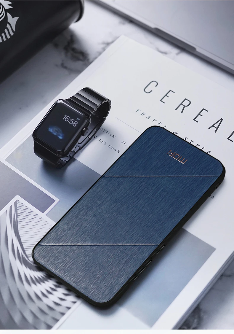 MOFi для xiaomi Mi Note 10 чехол для xiaomi cc9 pro global противоударный pu кожаный Силиконовый противоударный корпус capas