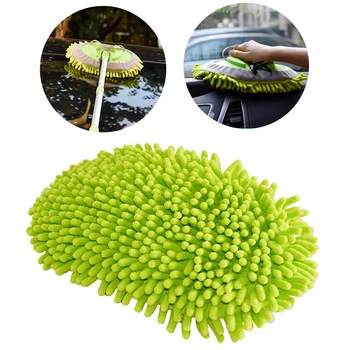 

Car Wash Mop Car 360 Degree Spin Wet Mop Head Microfiber Auto Cleaning Mop Head Refill for Car and Home Car Accessories