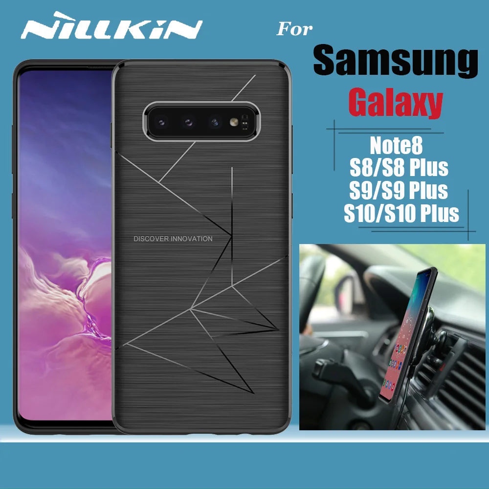 Для samsung Galaxy S10 S9 S8 Plus Note8 чехол Nillkin Magic Магнитный силиконовый мягкий ТПУ чехол для samsung S10 S9 S8 Note 8 чехол