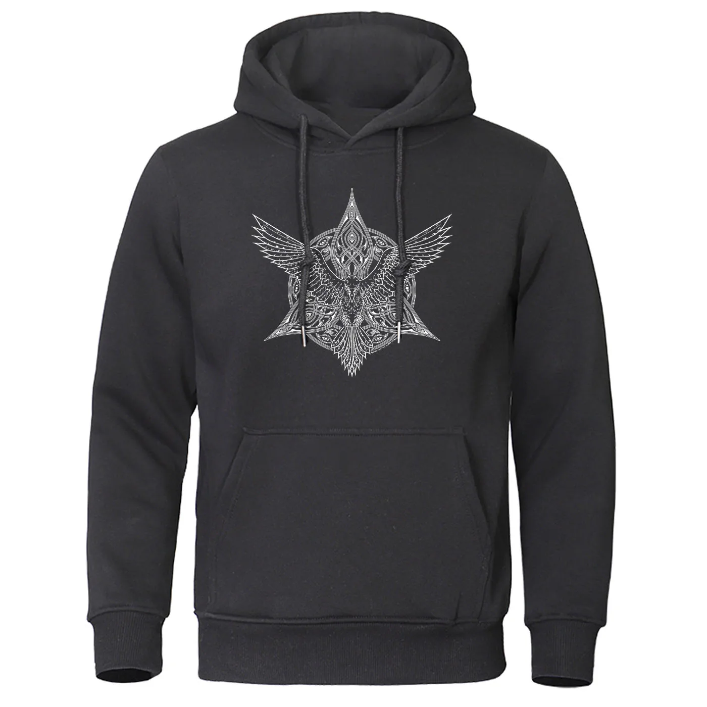 black 5 Толстовка с капюшоном для ТВ-шоу Viking legend,, зима-осень, толстовки Odin Vikings, Мужская толстовка, Ragnar Raven, пуловер, Мужская теплая уличная одежда - Цвет: black 5
