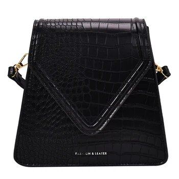 

191225 iVog New Arrival Everyday Ladies Messenger Shoulder Handbag Geometric PU Fashion Hand Bags for Women 2019