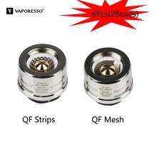 6 шт. оригинальная спираль vaporesso 0.2ohm QF сетка 0.15ohm QF полоски головка для электронной сигареты для SKRR распылитель электронная сигарета