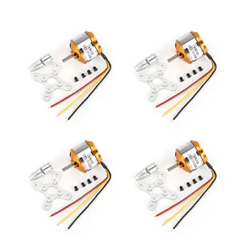 

4Pcs XXD A2212 15T 930KV 2-3S Outrunner Brushless Motor for RC Airplane Fixed-wing Helicopter Multicopter Drone F450 S500