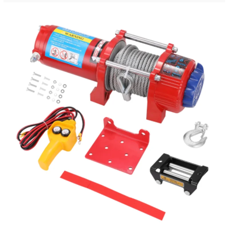 

SCX10 climbing car model accessories winch 1/10 off-road vehicle electric winch accessories simulation climbing winch