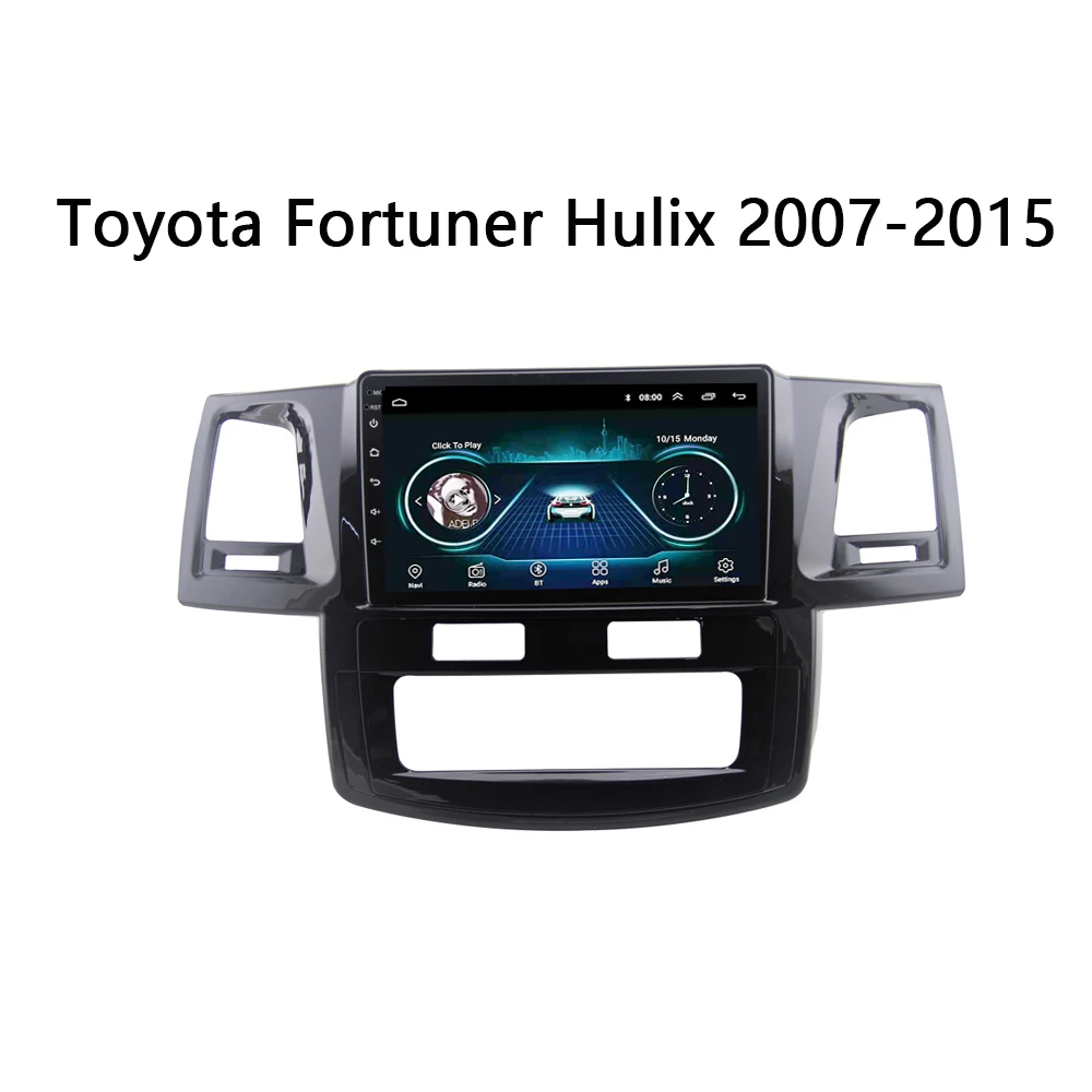 Автомагнитола для toyota Fortuner HILUX 2007- gps-навигация, dvd-плеер 2.5D экран Поддержка рулевого колеса управления/FM/tv/gps/OBD