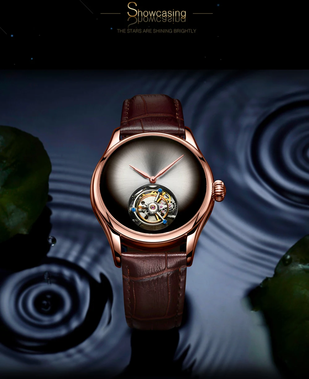 GUANQIN Tourbillon Мужские часы лучший бренд класса люкс настоящие часы с турбийоном мужские сапфировые механические часы Relogio Masculino