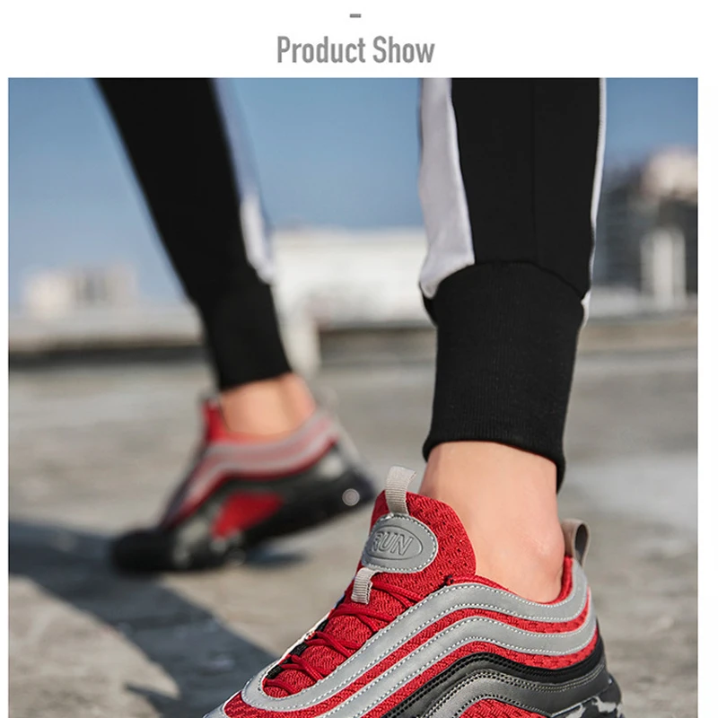 Качественная спортивная обувь с воздушной подушкой; уличная Нескользящая повседневная обувь; амортизирующая дышащая теннисная мужская обувь
