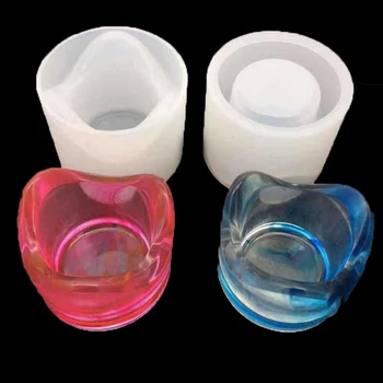

Smokeless Aromatherapy Wax Melt Candle Making Irregular Holder Molds Candlestick Containers Resin Mold Art Craft Tools