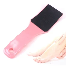 1pc podwójne boki papier ścierny Foot File Scrubber profesjonalna martwa skóra Remover narzędzia do Pedicure narzędzia do pielęgnacji stóp tanie tanio Other CN (pochodzenie) 1 pc Sandpaper plastic sandpaper