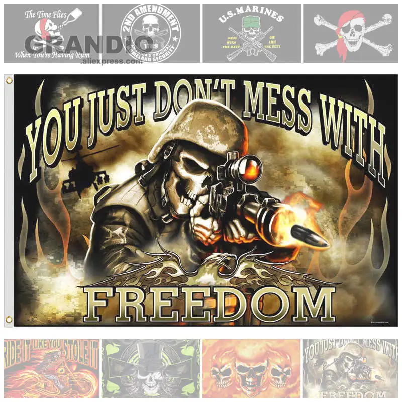 

Halloween Pirate Flag 90x150cm Polyester Skull Printed Hanging Flying Home Party Decorative Custom Flags and Banners