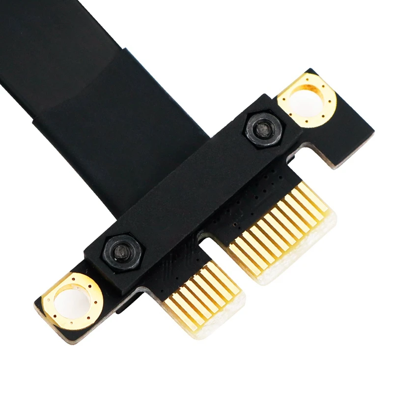90 градусов Pci-E Pci Express 1X до 1X слот Riser Card конвертер удлинитель лента адаптер удлинитель Pci-E X1 позолоченный для