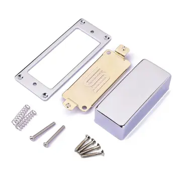 

Guitar Pickup Cover Set Sliver For GB LP Mini Humbucker pickup