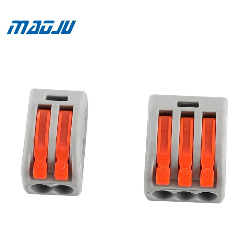 

100pcs/bag 222-412 PCT214 wiring quick connector clamp push-in splice terminal block compact wire connector