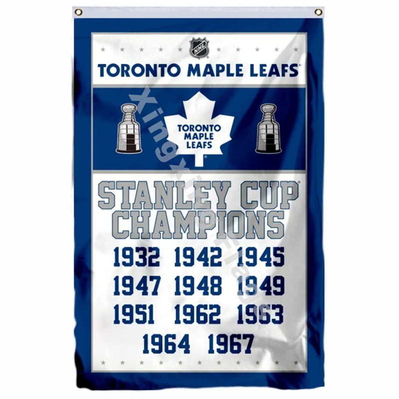 H1 Toronto Maple Leafs флаг полиэстер баннер Toronto Maple Leafs Летающий Размер логотип - Цвет: H1