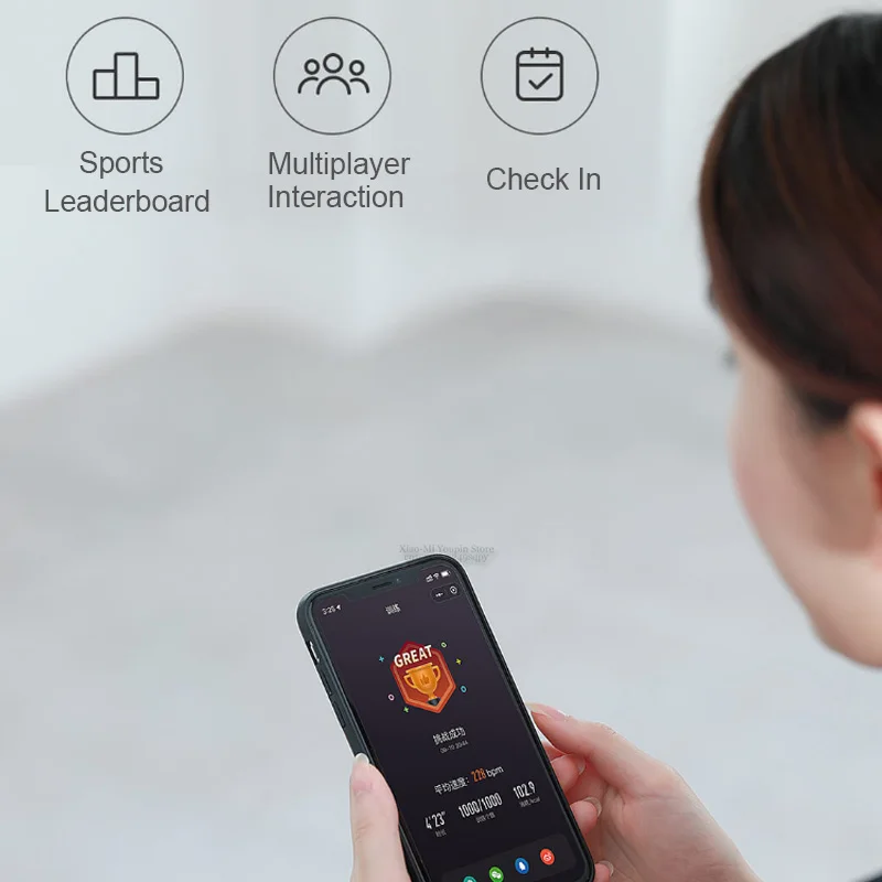 Xiaomi Yunmai Smart Sport Скакалка 3 м управление проводным канатом Скакалка 360 градусов датчик Смарт-приложение для спорта соцсвязи